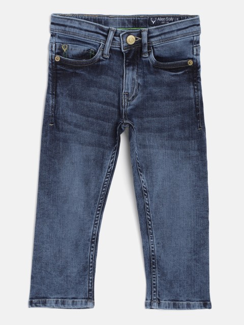 

Allen Solly Junior Boys Navy Blue Light Fade Stretchable Jeans