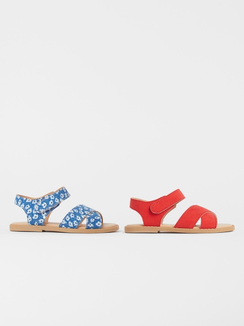 

H&M Girls Blue & Red 2-pack Sandals