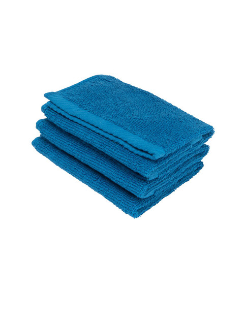 

Jockey Set Of 3 Blue Solid 450 GSM Pure Cotton Face Towels