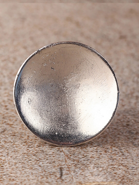 

Neerja Silver-Toned Round Shape Solid Cabinet Drawer Knob