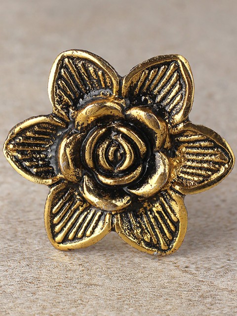 

Neerja Brass-Toned Metal Cabinet Drawer Knob, Gold