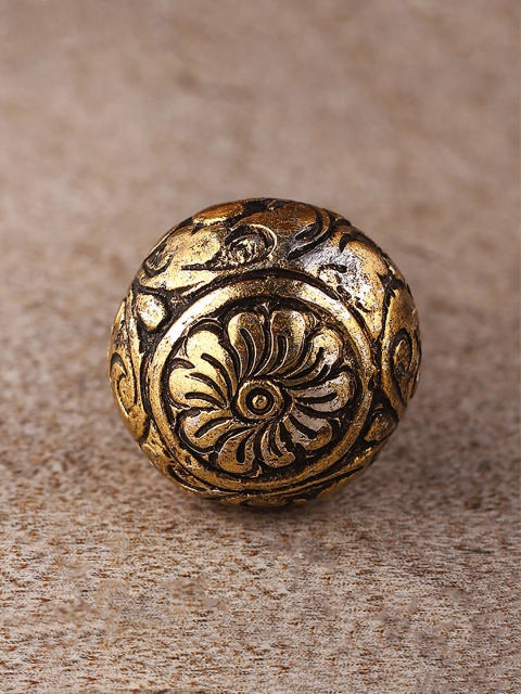 

Neerja Brass-Toned Metal Cabinet Drawer Knobs, Bronze