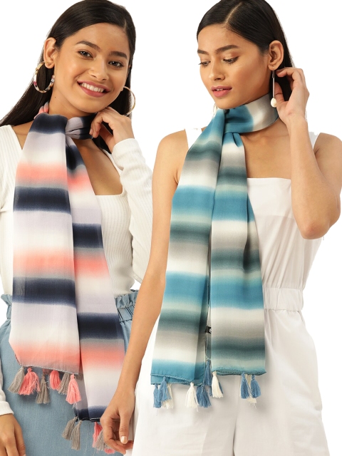 

Trend Arrest Women Pack of 2 Scarves, Multi