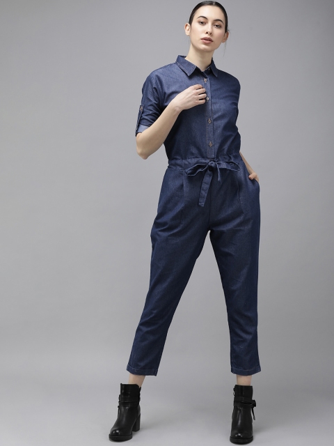 

VOXATI Blue Basic Jumpsuit