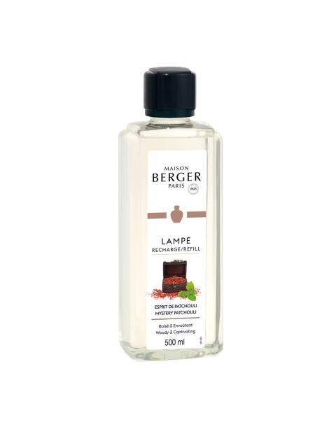 

MAISON BERGER Mystery Patchouli Perfume Refill 500 ml, Transparent