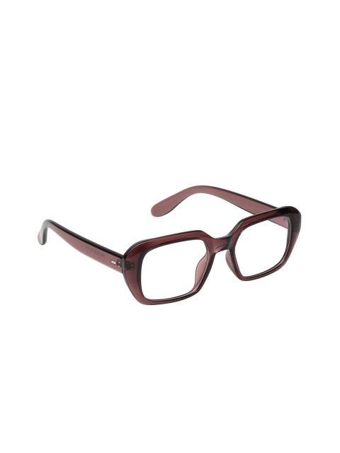 

Olvin Unisex Brown Full Rim Square Frames OL546-02
