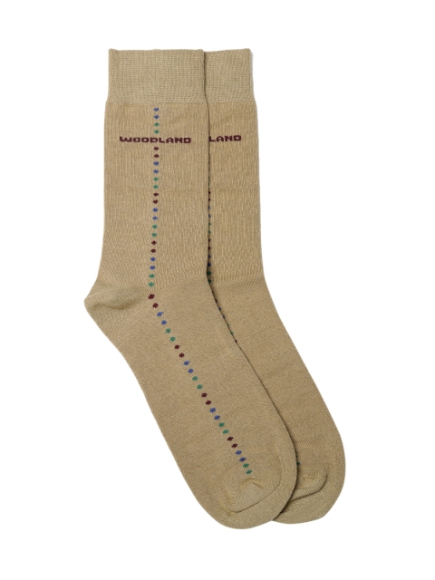 Woodland Men Brown Patterned Above Ankle-Length Socks available at myntra for Rs.140