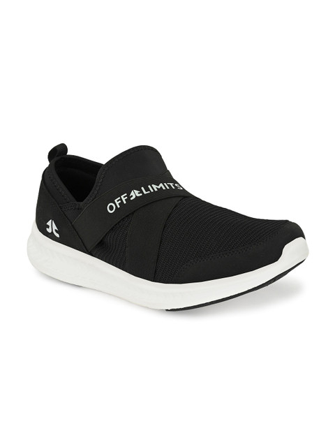 

OFF LIMITS Men Black Mesh Walking Non-Marking Shoes