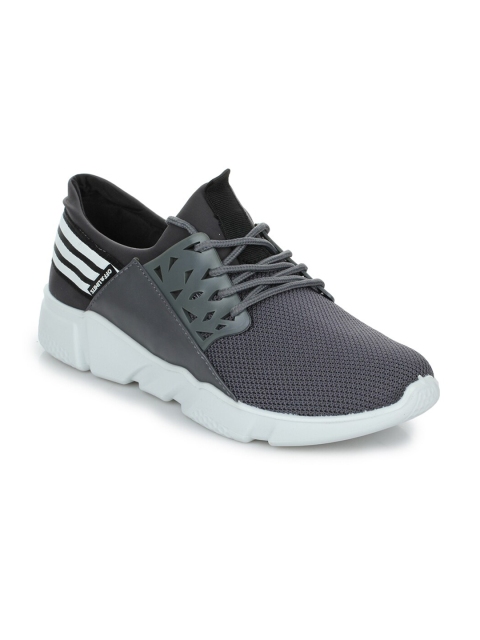 

OFF LIMITS Men Grey Mesh Running Non-Marking Shoes