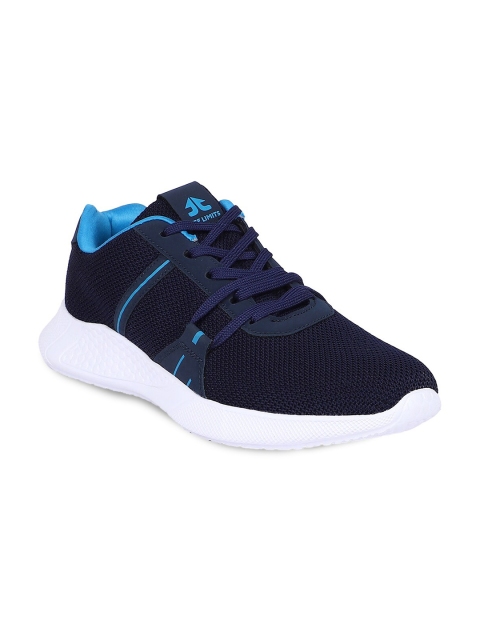 

OFF LIMITS Men Navy Blue Mesh Running Non-Marking Shoes