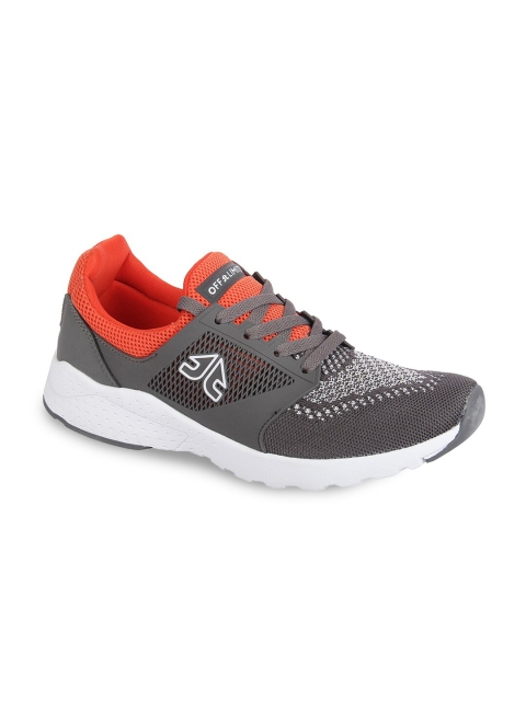 

OFF LIMITS Men Grey Mesh Running Non-Marking Shoes