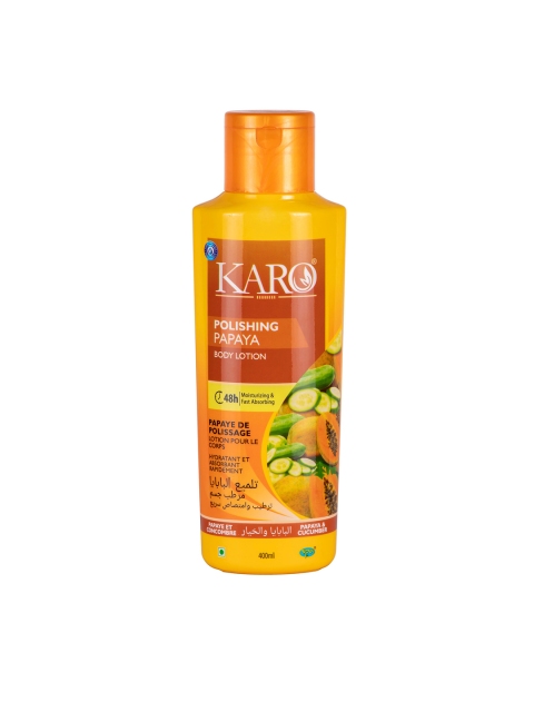 

KARO Polishing Papaya Body Lotion 400ml, Yellow