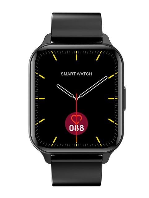 

French Connection Unisex Black Solid Q26-A Touch Screen Smartwatch