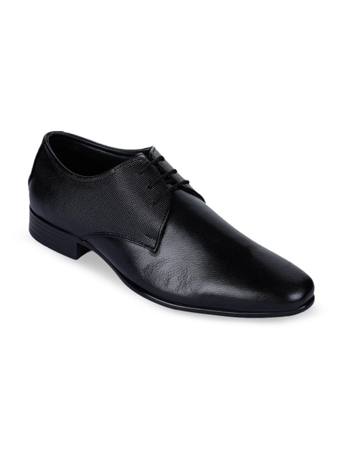 

Liberty Men Black Textured Formal Derbys