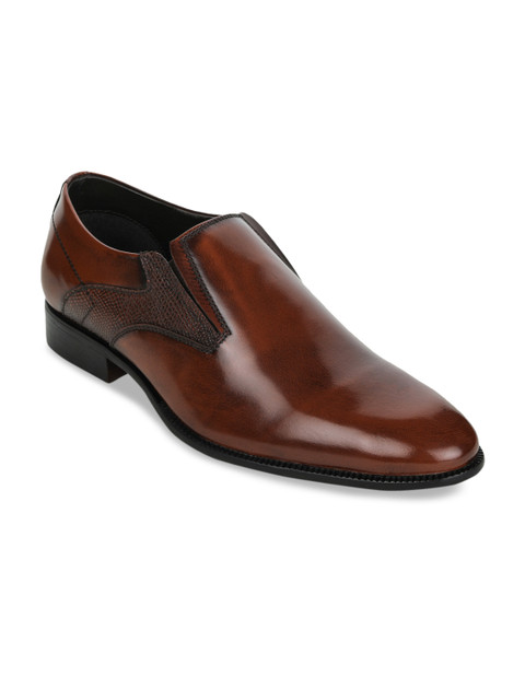

Liberty Men Tan Brown Solid Formal Shoes