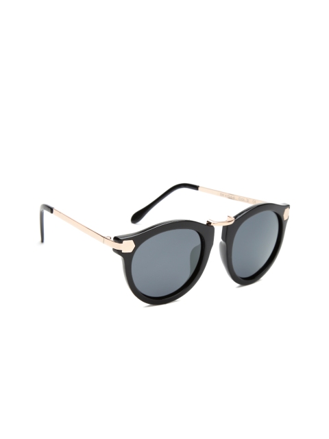 

Daniel Klein Women Polarized Oval Sunglasses DK4044-COL2, Grey