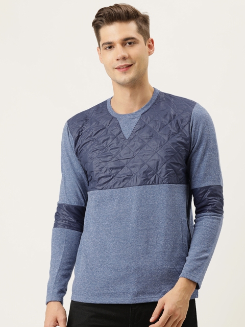 

Campus Sutra Men Blue Sweatshirt