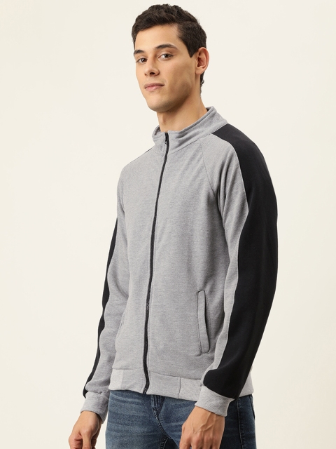 

Campus Sutra Men Grey Sweatshirt