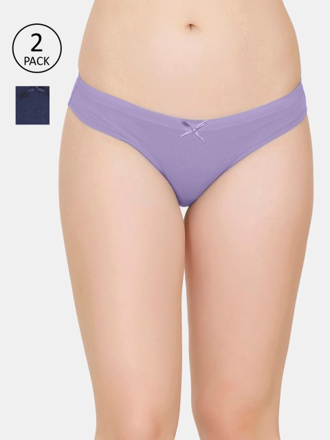

Zivame Women Pack Of 2 Multi Colour Bikini Briefs