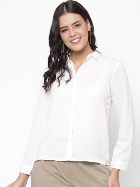 

HOUSE OF KKARMA Women White Casual Shirt