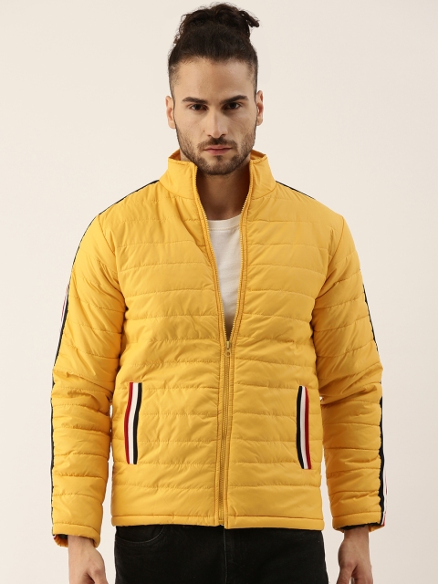 

Campus Sutra Men Yellow Windcheater Padded Jacket