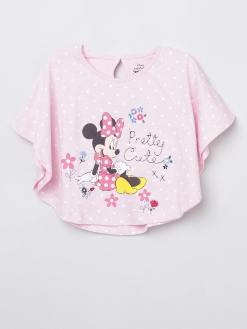 

Max Girls Pink Batwing Sleeve Regular Top