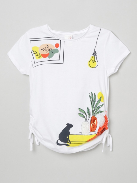 

Max Girls White Regular Top