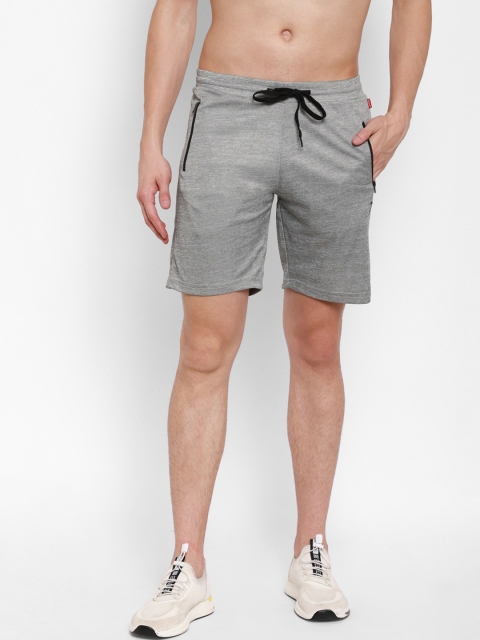 

SAPPER Men Grey Slim Fit Mid-Rise Sports Shorts