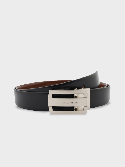 

Cross Men Black Leather Reversible Formal Belt