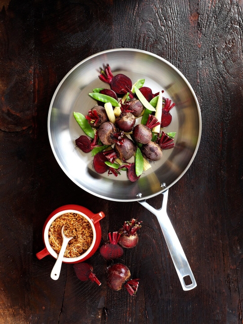 

LE CREUSET Black & Steel-Toned Frying Pan
