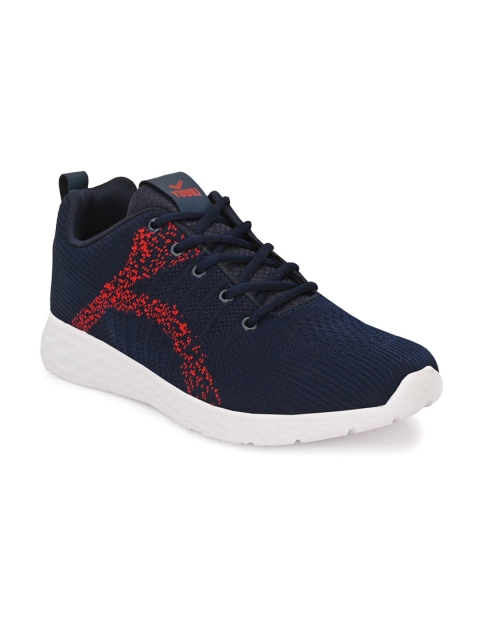 

Yuuki Men Navy Blue Mesh Running Non-Marking Shoes