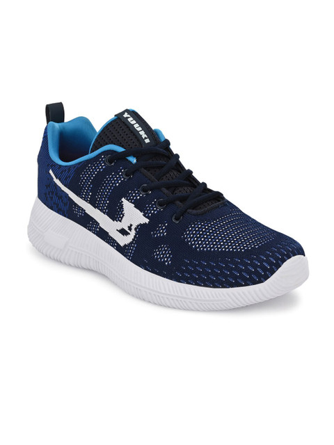 

Yuuki Men Navy Blue Mesh Running Non-Marking Shoes