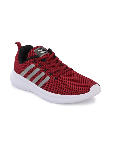 

Yuuki Men Maroon Mesh Running Non-Marking Shoes