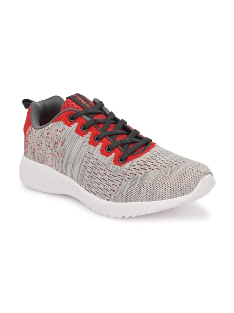 

Yuuki Men Grey Mesh Running Non-Marking Shoes