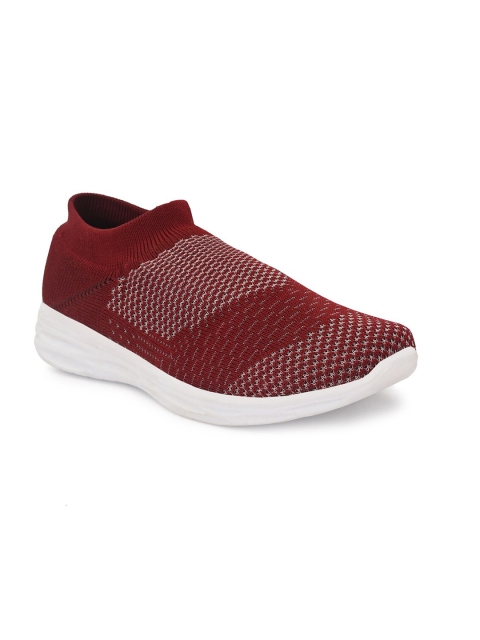 

Yuuki Men Maroon Mesh Walking Non-Marking Shoes