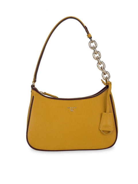 

Da Milano Women Yellow Structured Hand Bag