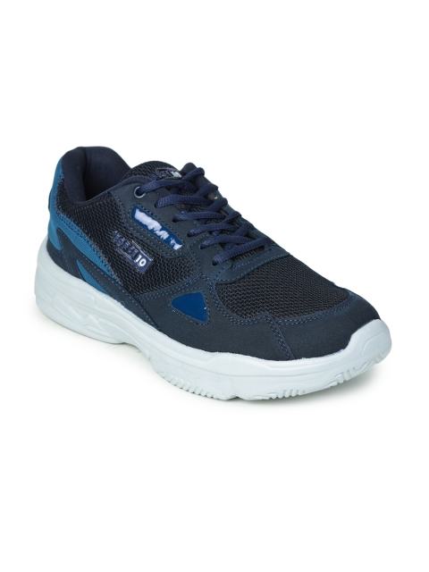 

Liberty Men Navy Blue Mesh Running Non-Marking Shoes