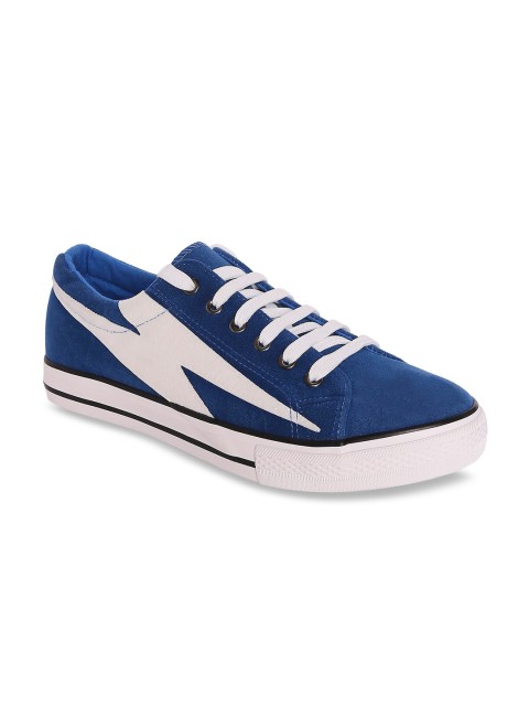 

Ajile by Pantaloons Men Navy Blue & White Colourblocked Sneakers