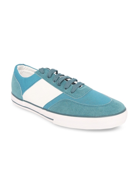 

Ajile by Pantaloons Men Turquoise Blue Colourblocked Sneakers