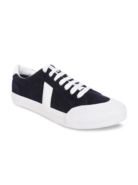 

Ajile by Pantaloons Men Navy Blue Solid Lace-Ups Sneakers