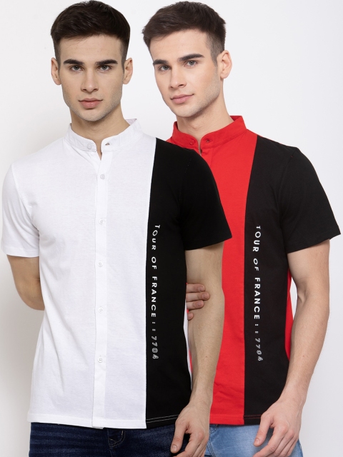 

KAY DEE Men Multicoloured Slim Fit Casual Shirt Pack of 2, Multi