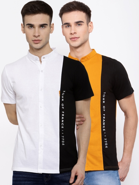 

KAY DEE Men Pack-2 Multicoloured Slim Fit Casual Shirt, Multi