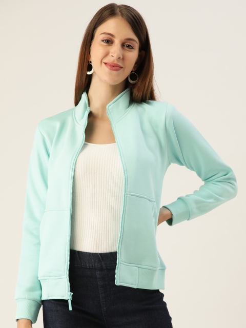 

Monte Carlo Women Blue Solid Sweatshirt