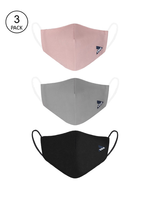 

VEA Unisex Pack of 4 Cotton 5 Layered Filtration Face Mask, Multi