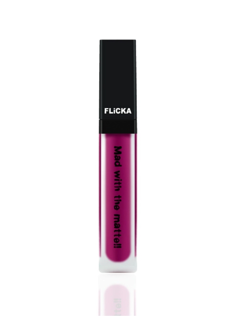 

Flicka Mad With The Matte Liquid Lipstick - 13 Hot Ticket, Purple
