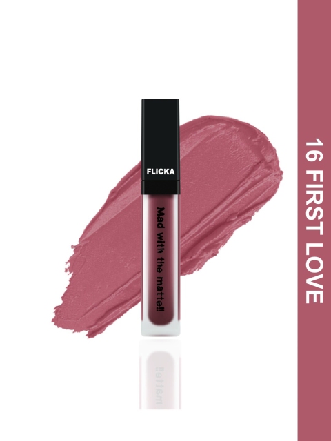 

FLiCKA Mad With The Matte Liquid Lipstick - First Love 16, Pink
