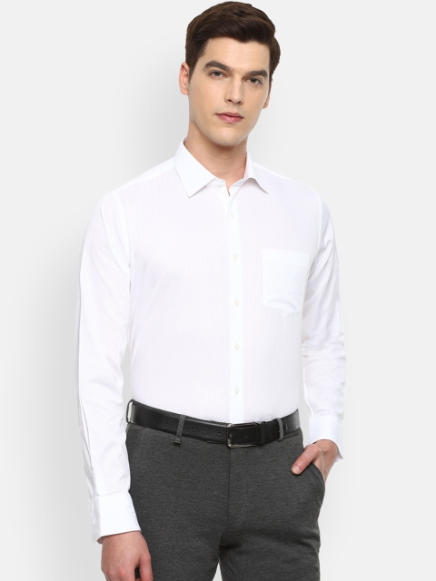 

Van Heusen Men White Slim Fit Formal Shirt