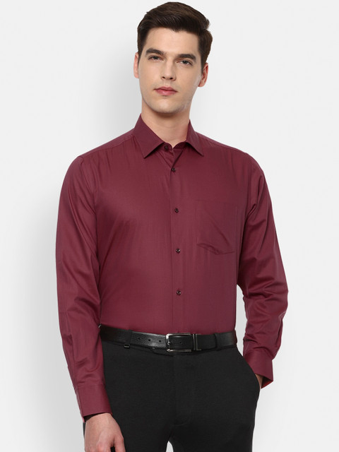 

Van Heusen Men Maroon Formal Shirt