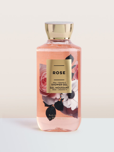 

Bath & Body Works Aloe & Vitamin E Rose Shower Gel - 295 ml, Peach