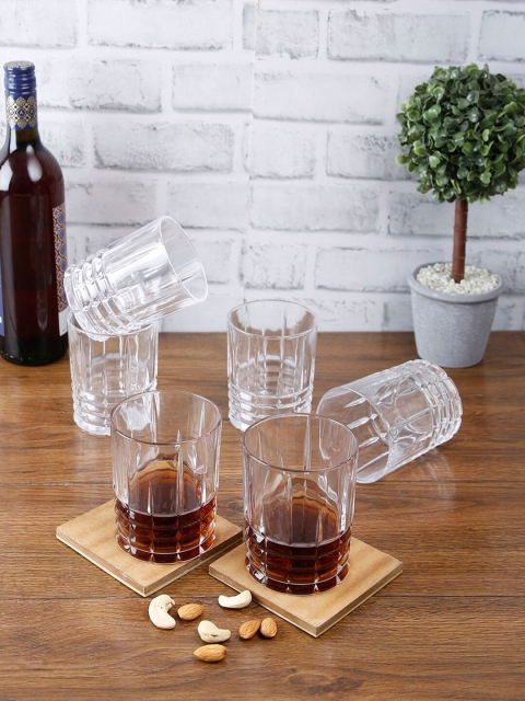 

Nachtmann Set Of 6 Transparent Solid Highland Straight Whisky Glasses